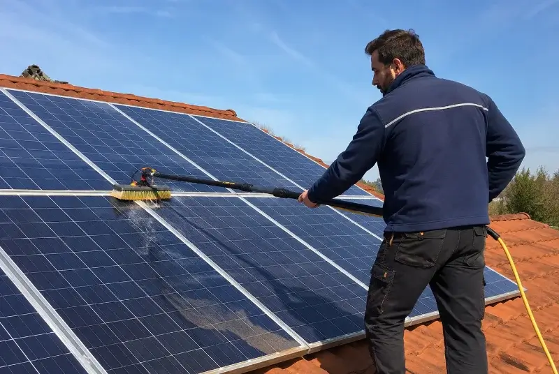 Nettoyage et entretien de panneaux solaires à Port-de-Bouc
